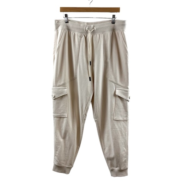 VRST Men’s Commuter Cargo Performance Joggers Pants Cream | Size Large - Picture 2 of 16